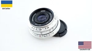 Vintage SLR Silver KMZ Industar 50 3,5 50mm Zenit lens M39 portrait L39 - Picture 1 of 10