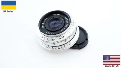 Vintage SLR Silver KMZ Industar 50 3,5 50mm Zenit lens M39 portrait L39 - Image 1 of 4