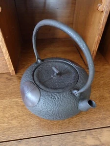 Antique Tetsubin (Cast Iron Japanese Teapot) (H) - Picture 1 of 10