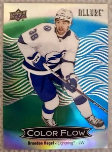 Brandon Hagel - 2024-25 UD Allure - Color Flow Green-Blue #CFL-11 - TB Lightning - Picture 1 of 2