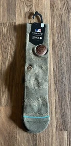 NWT Stance baseball crew socks, men's M, 6-8.5, green, Chicago Cubs - Picture 1 of 4