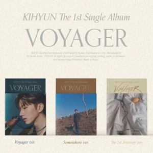 KIHYUN MONSTA X 1st Single Album VOYAGER Random Ver. CD+Book+P.Card+Sticker+Gift - Picture 1 of 11