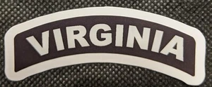 Virginia Mini Rocker Casco Calcomanía Estado Casco Calcomanía Pegatina - Imagen 1 de 1