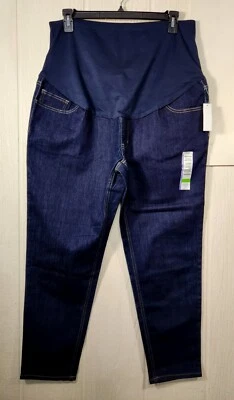 Time And Tru Maternity Jeans Comfort Belly Size XXL / 2XG 20 NWT Dark Wash - Image 1 of 4