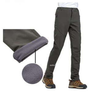 Men Hiking Pants Camping Travel Windproof Snow Breathable Male Trekking Trousers - Picture 1 of 27