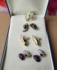 Bulk Vintage Lot Screw Back,clip-on Earrings,napier, W.germany And More