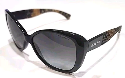 Очки солнцезащитные Ralph Lauren RA5180 501/T3 черные серые кошачьи глаза 58-14 135 - Изображение 1 из 4