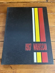 Wausau High School 1967 Wahiscan Yearbook Wausau, Wisconsin Vintage SIGNATURES - Picture 1 of 6