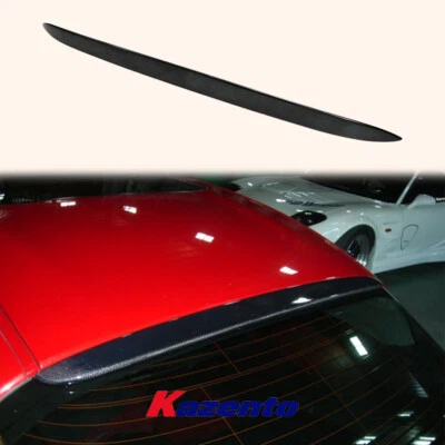 For Mazda RX8 RX-8 Fiberglass Unpaint KZ Style Rear Roof Trunk Spoiler Wing Lip - Image 1 of 4