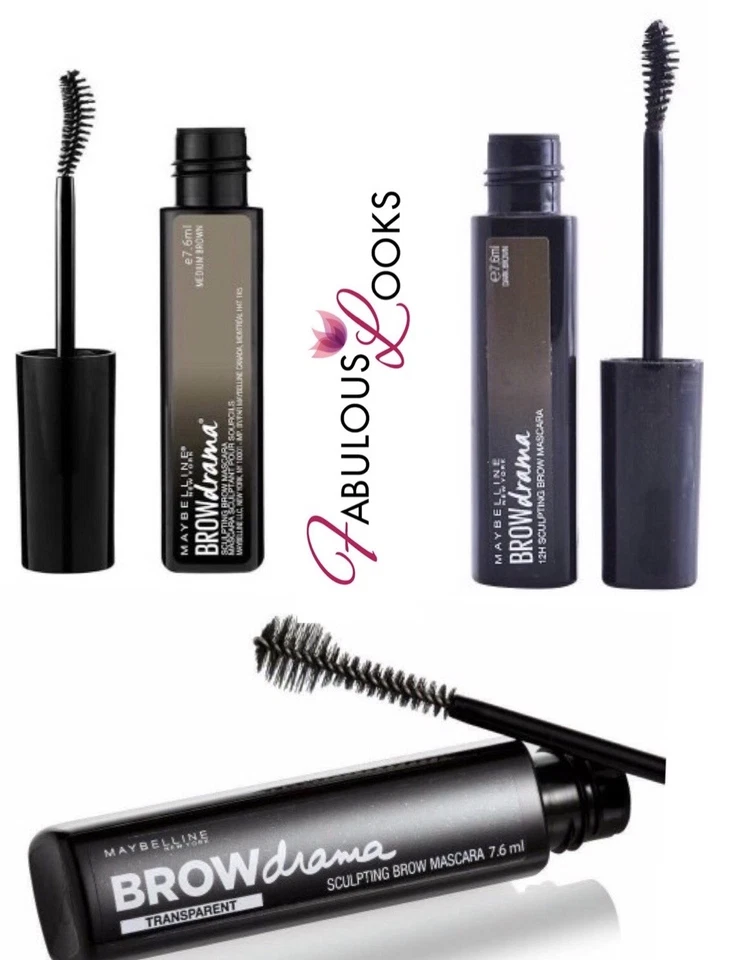 Maybelline BROW DRAMA Sculpting Eyebrow Mascara Taming Gel 3 SHADES! *Freepost* - Image 1 of 1