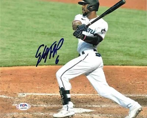 STARLING MARTE Signed 8x10 Photo PSA/DNA Miami Marlins Autographed - Picture 1 of 1