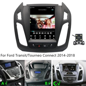 Radio 9,7" Stereo GPS Navi CarPlay + Telecamera per Ford Transit Connect 2014-2018 - Foto 1 di 24