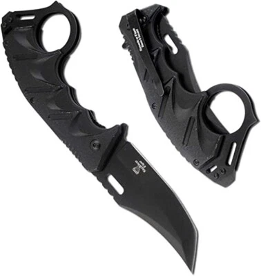 SNAKE EYE TACTICAL 9" Tactical Tanto Karambit Spring Assisted Folding Knife