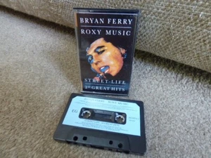 BRYAN FERRY / ROXY MUSIC - STREET LIFE : 20 GREAT HITS (1986 CASSETTE TAPE) - Picture 1 of 1