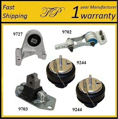 Soporte de motor y transmisión de 5 piezas para Volvo V70 2001-2007 2,3 L, 2,4 L y 2,5 L Foto 1 de 4