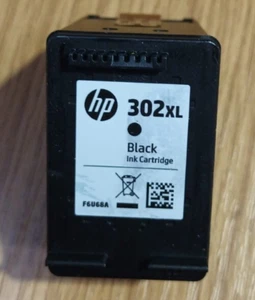 HP 302XL Original Ink Cartridge F6U68AE Black High Yield Single Pack - NO BOX - Photo 1/2