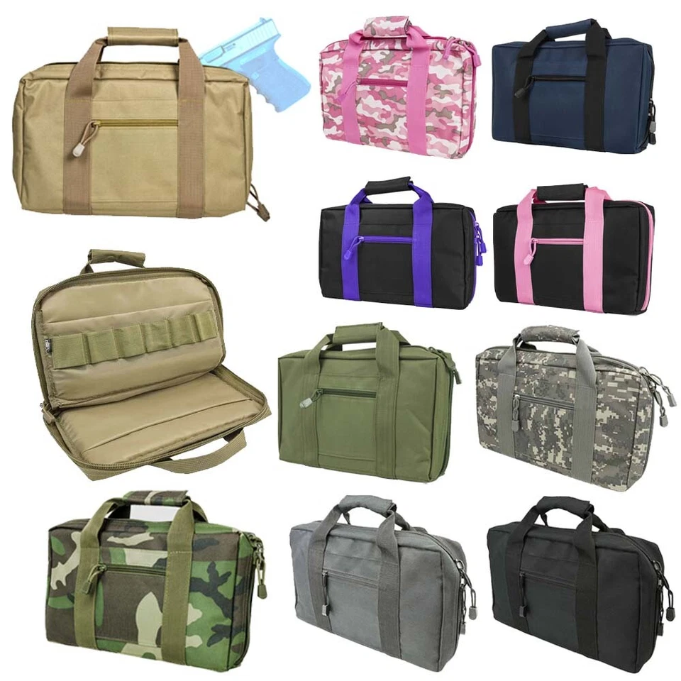 NcSTAR CP2903 Discreet Tactical Double Pistol Storage Case w/ Magazine Storage - Image 1 of 1