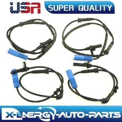 4* Front Rear L+R ABS Wheel Speed Sensor For MINI Cooper 34526851501 34526851500 Foto 1 de 4