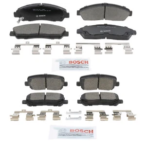 Bosch QuietCast Ceramic Premium Disc Brake Pads FRONT REAR SET For Honda Acura - Picture 1 of 6