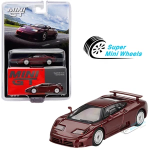 Mini GT 1:64 Bugatti EB110 GT Dark Red Metallic #806 - Picture 1 of 5