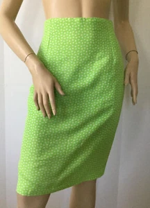 Falda lápiz vintage verde claro Gianni Versace (talla 38) - Imagen 1 de 6