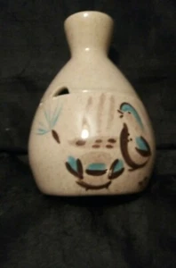 Red Wing Bob White Quail Sugar Bowl with Lid Cover. Bowl as is - Picture 1 of 7