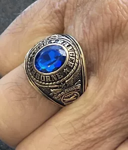 14K Solid Gold US Army Airborne Ranger Ring................................TJ767 - Picture 1 of 8