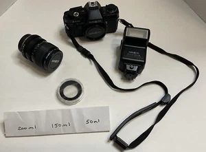 Minolta X-370 Filmkamera getestet & Auto 220x KenkoSL-39 55mm Objektivadapter (1:1) - Bild 1 von 9