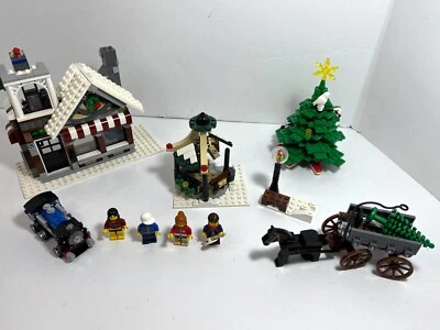 LEGO Christmas Winter Toy Shop 10199 + horse cart 10216 + gazebo 10222 incomplet - Image 1 of 4