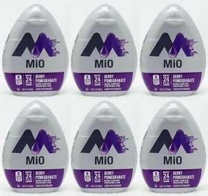6 Mio BERRY POMEGRANATE Liquid Water Enhancer Drink Mix Drops 72 SERVINGS TOTAL - Picture 1 of 2