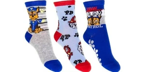 Paw Patrol Socks Boys 3 Pack 2 Designs 3 Pair new - Picture 1 of 4