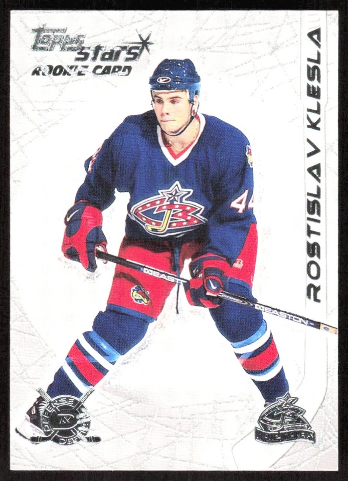 2001-02 1015C Topps Stars Rostislav Klesla Rookie Columbus Blue Jackets #108 - Image 1 of 2