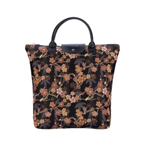 Signare Tapestry Ume Sakura Foldaway Bag Foldable Reusable Shopping Bag - Picture 1 of 2