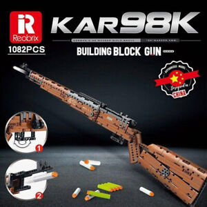 Building Blocks Military MOC Mauser 98K Sniper Rifle Guns Bricks Model Kids Toys