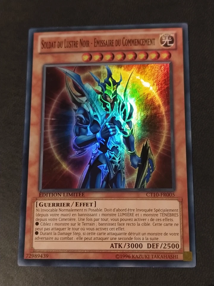 Yu-Gi-Oh ! - Soldat du Lustre Noir - Emissaire du Commencement - CT10-FR005 - Photo 1/1