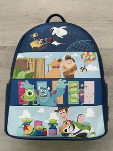 Loungefly Disney Pixar Panel Scenes Mini Backpack Brand New With Tags - Picture 1 of 8