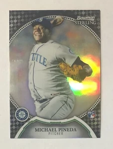 Michael Pineda 2011 Bowman Sterling RC Rookie Black Refractor Card #35 --- 18/25 - Picture 1 of 2