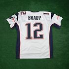 Tom Brady Reebok New England Patriots Authentic On-Field EQT Away White Jersey