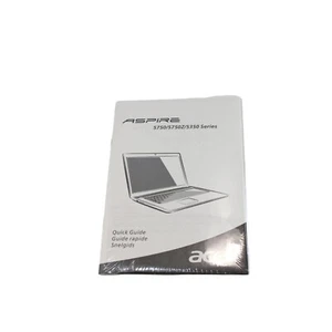 ACER Aspire 5750 oz 5350 Series Quick Guide Manual Sealed 77023 - Afbeelding 1 van 4