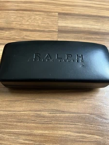 Ralph Lauren Eyeglass Sunglass Hard Shell Case Black w Red Lettering - Picture 1 of 6