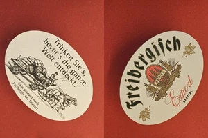 Freibergisch Trinken Sie's…. Brauerei Bierdeckel Bier - Picture 1 of 1