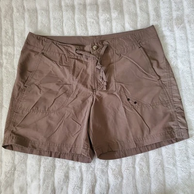 Columbia Women's Hiking Shorts Size M, Tan, Cotton-Nylon - Image 1 of 4