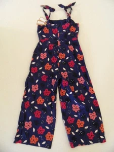Princess Highway Esta Linen / Cotton Overalls Jumpsuit wide leg size 10 Floral - Picture 1 of 7
