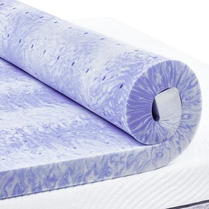 4 Inch Memory Foam Mattress Topper King, Cooling Gel Infused Mattress Pad, Ve... - Picture 1 of 7