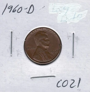 ¡Centavo Lincoln Memorial 1960 D fecha grande C021!!!Envío gratis!!! - Imagen 1 de 3