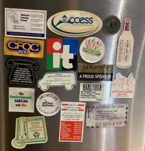 Advertising Magnets Mixed IT Barber Phones Mostly Saskatchewan Lot of 17 MG3 - Picture 1 of 6