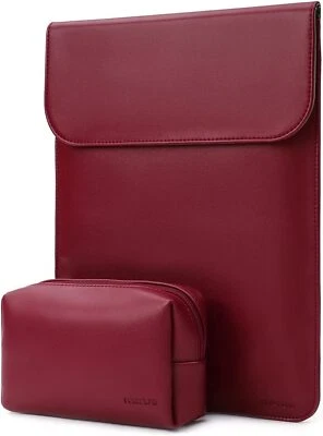 Laptop Sleeve for MacBook Pro Air 13 inch M2 A2681 M1 Faux Suede Leather Case - Image 1 of 4