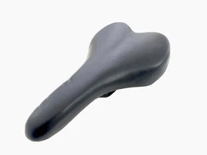 Black Selle Prima Bicycle Seat Saddle 7mm Steel Rails Mountain Bike Road Touring - Picture 1 of 10