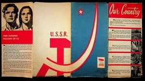 Bruselas Exposición Universal e Internacional 1958 URSS Folleto Arado a Sputnik - Imagen 1 de 3