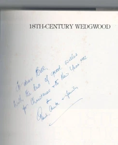 18th CENTURY WEDGEWOOD  , GIFT from PAUL & ANITA KEATING( PRIME MINISTER ) HC/DJ - Picture 1 of 2